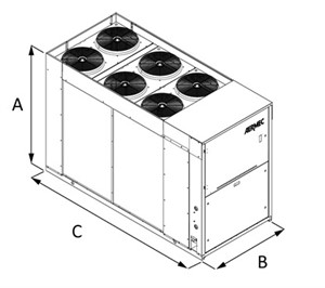 Компрессорно-конденсаторный блок Aermec NRL0350°C°L°J°00